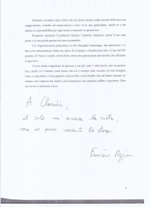 ringraziamenti e dedica