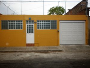 Ingresso Casa di sicurezza a Guadalajara.